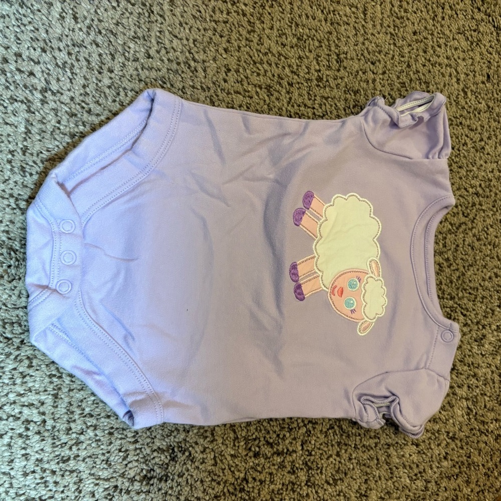 Garanimals Lavender Baby Onesie